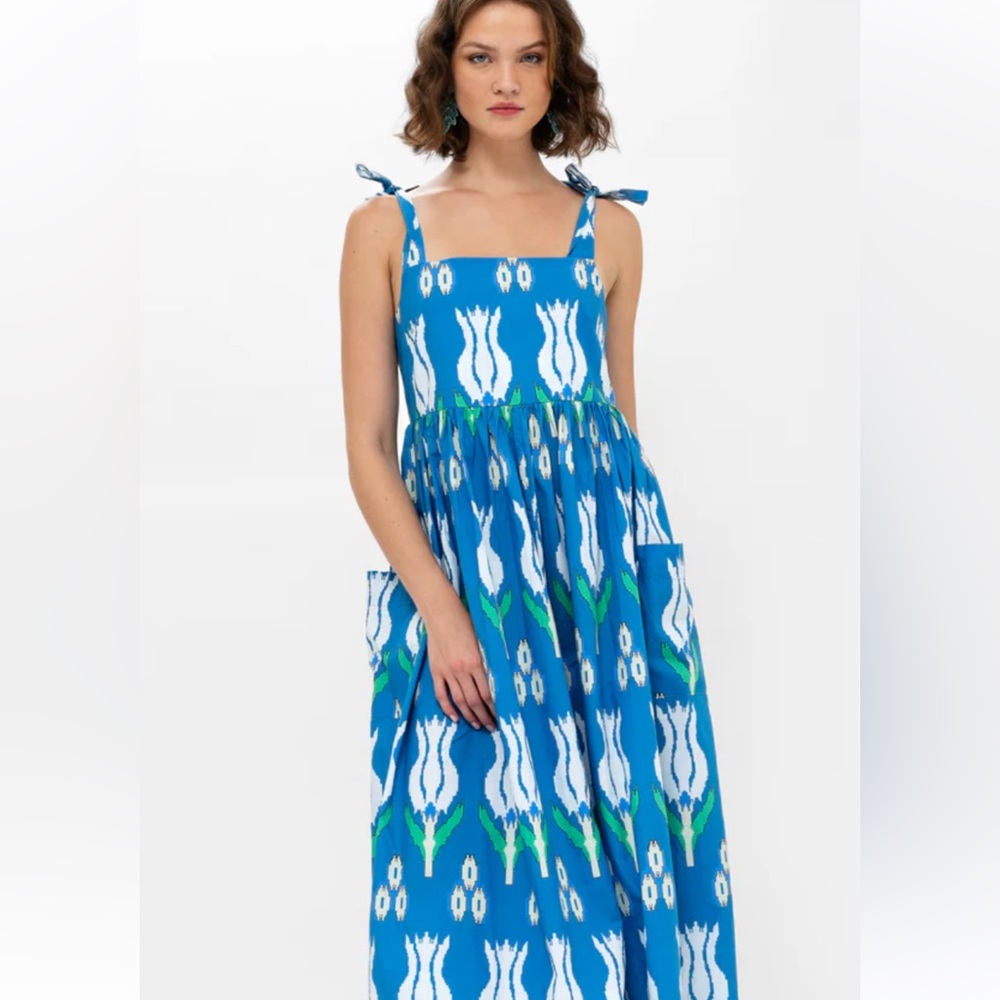 NWT Oliphant tie strap midi dress size Medium